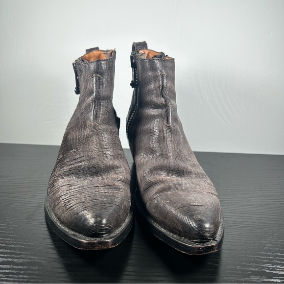 Frye Women's Sacha Moto Ankle Booties Black leather size 7.5 - Picture 2 of 7